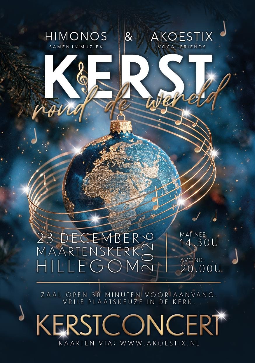 Flyer Kerst rond de wereld